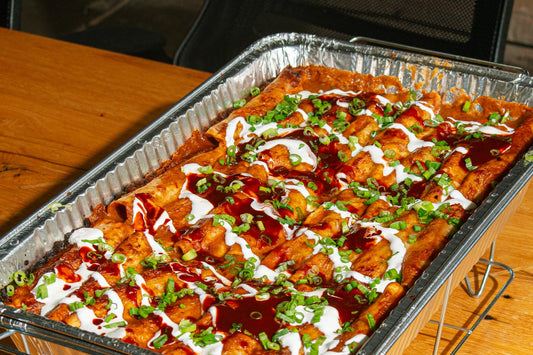 Nada’s Braised Chicken Enchiladas | Serves 12-16