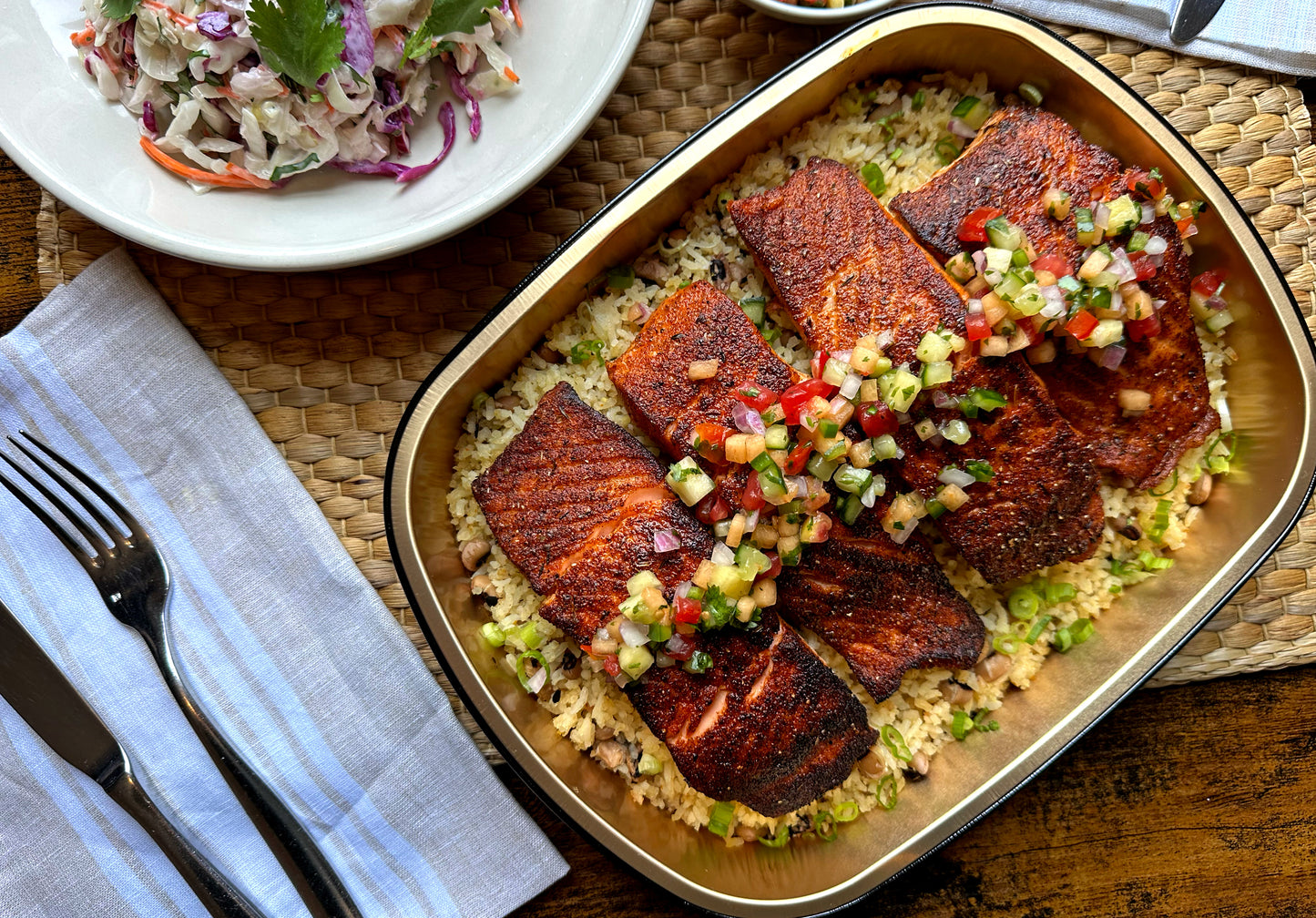 Blackened "Vacation" Salmon | Serves 4