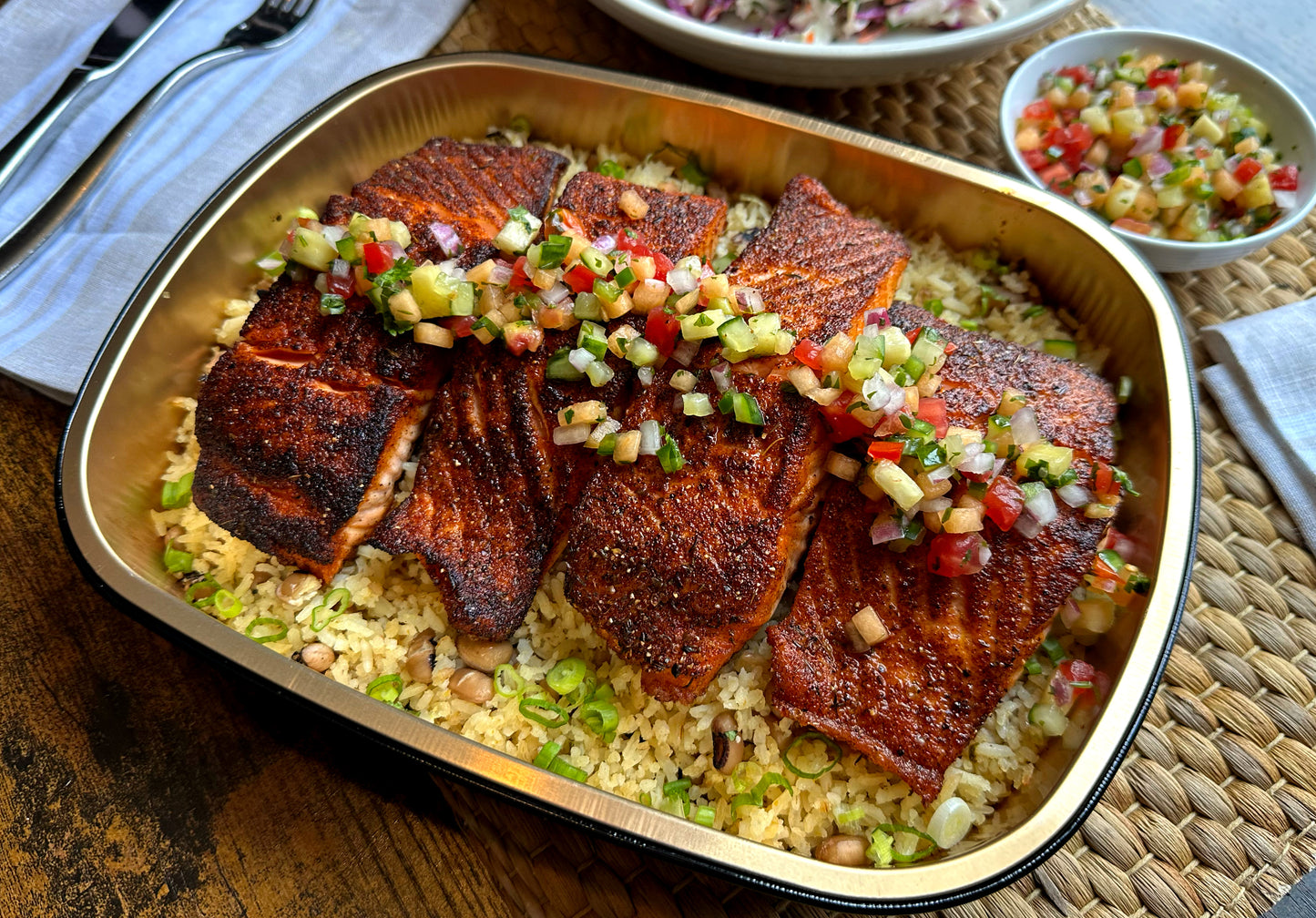 Blackened "Vacation" Salmon | Serves 4