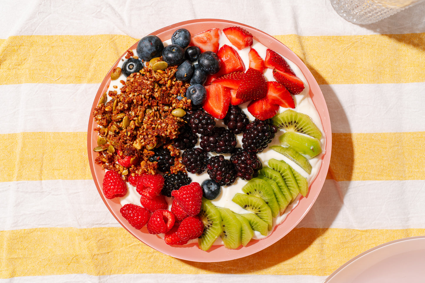 Yogurt Parfait w/ Fresh Fruit & Boca's Granola | Serves 4