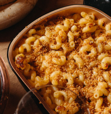 Four-Cheese Baked Macaroni | Serves 6 (Thanksgiving)