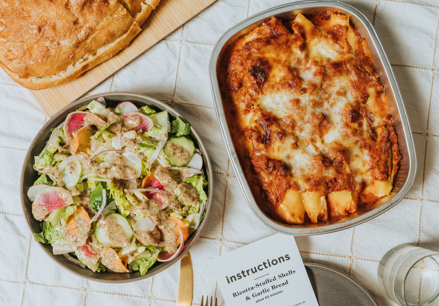 Tuffy Russo's Stuffed Shells w/ Italian Sausage Meal | Serves 4