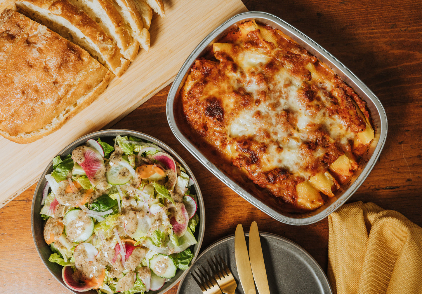 Tuffy Russo's Stuffed Shells w/ Italian Sausage Meal | Serves 4