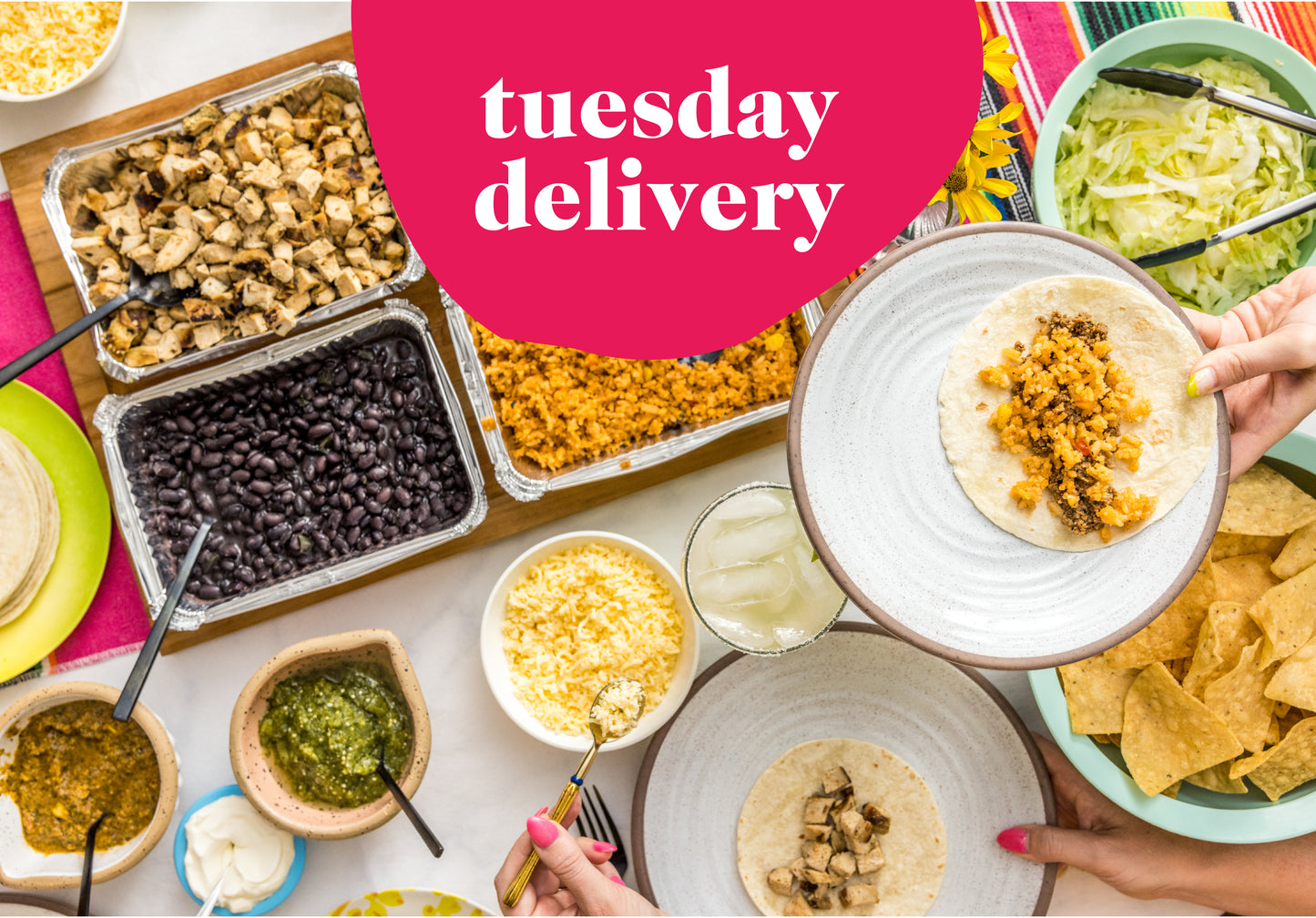 Taco Tuesday! Pick-your-Protein | Serves 4