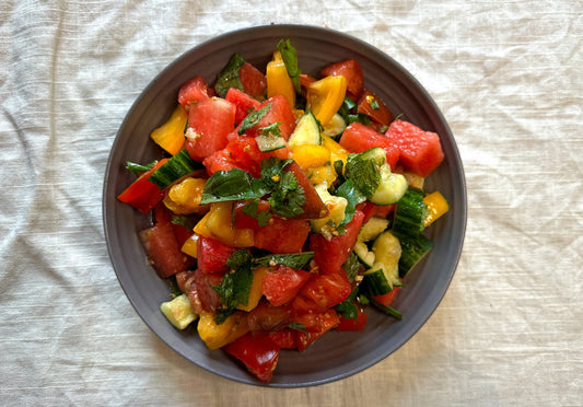 Watermelon & Tomato Salad | Serves 4-6 (Memorial Day)