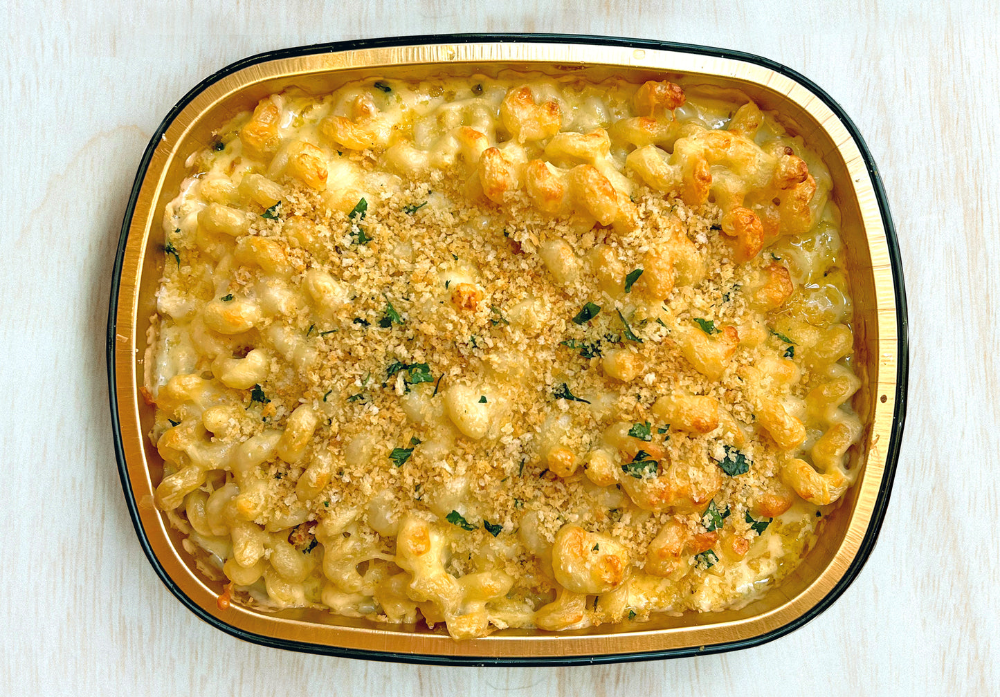 Four-Cheese Baked Macaroni | Serves 4