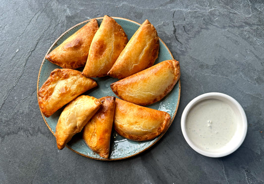 8 Buffalo Chicken Empanadas w/ Blue Cheese