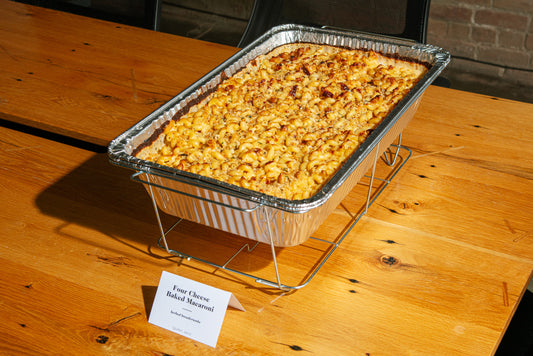 Four-Cheese Baked Macaroni | Serves 12-16 | Lunch