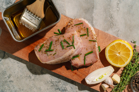 Marinated Boneless Pork Chops (2 x 8oz)