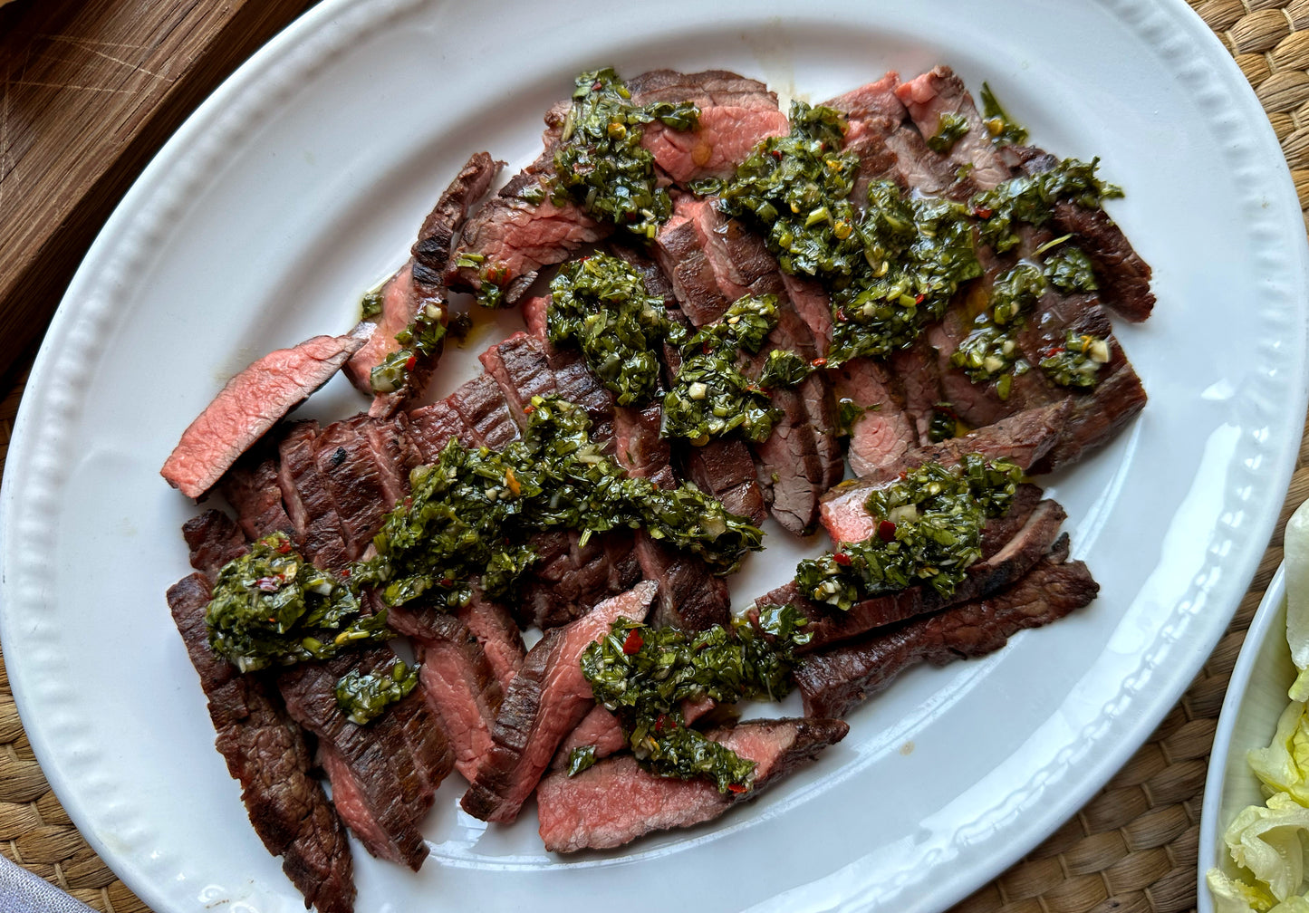 Grilled Flank Steak & Chimichurri | Serves 2