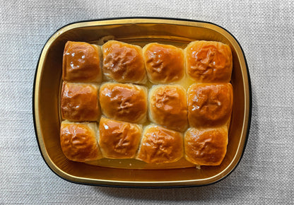 Dinner Rolls w/ Salted Honey Butter | One Dozen