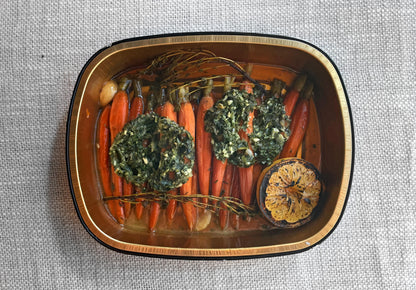 Maple-Glazed Roasted Heirloom Carrots | Serves 4