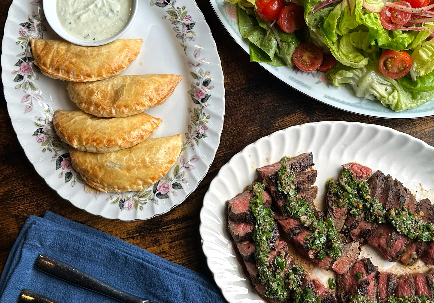 Grilled Flank Steak & Chimichurri | Serves 2