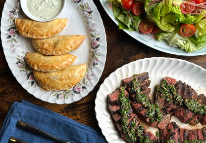 Grilled Flank Steak & Chimichurri | Serves 2