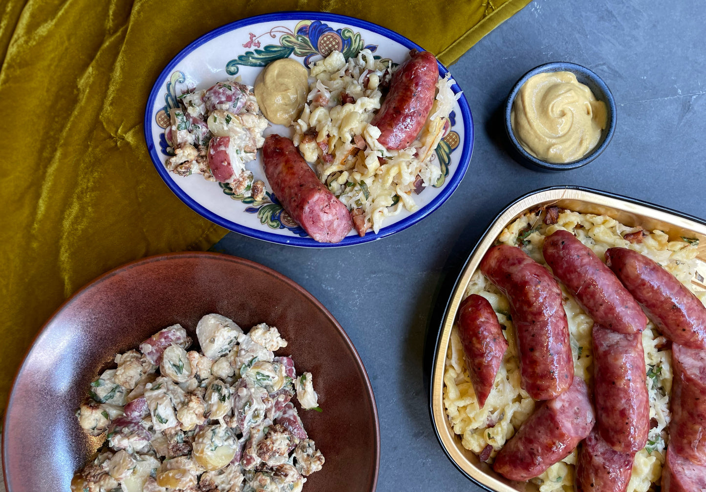 Oktoberfest Sausage & Spaetzle Casserole Meal | Serves 4