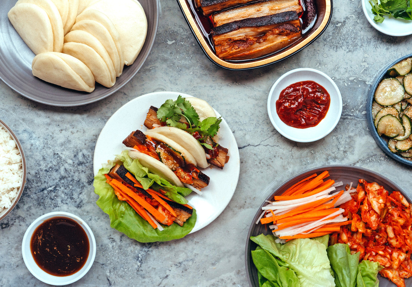 Pork Bao Buns Meal | Serves 2