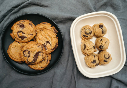 Brown-Butter Chocolate Chip Cookie Dough - Makes 6