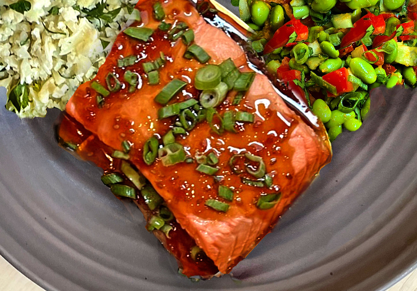 Teriyaki Salmon & Edamame Salad Meal | Serves 2